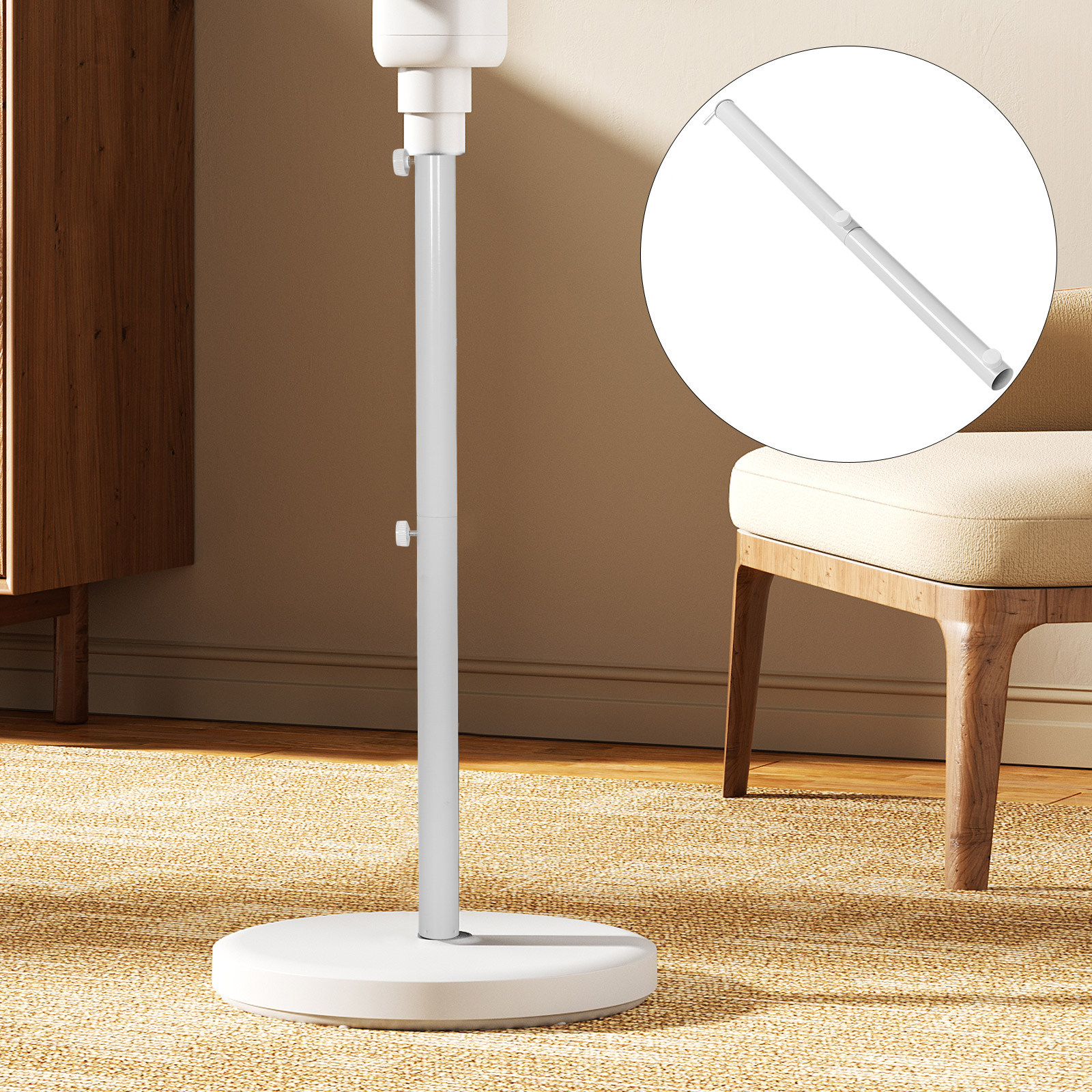 Power Tools Usa - Electric Fan Support Column Telescoping Adjustable