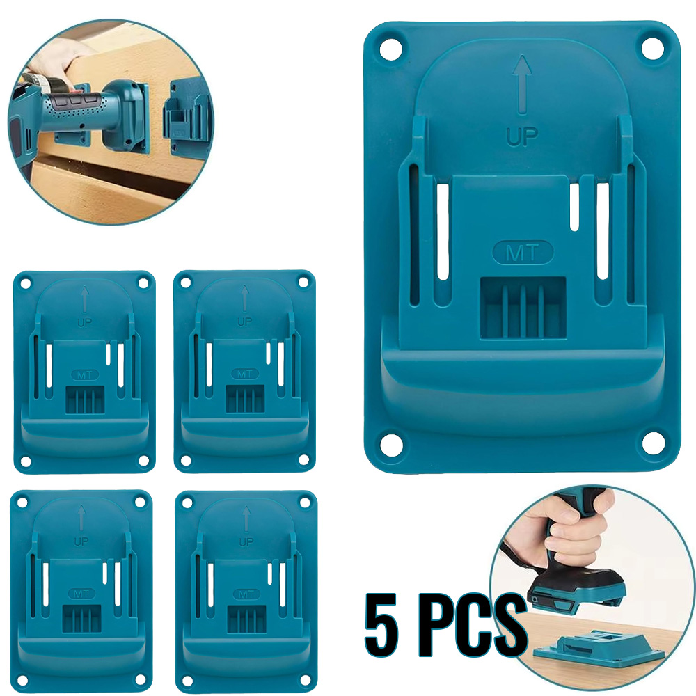 Power Tools Display Rack - 5PCS Li-ion Battery Power Tool Holder