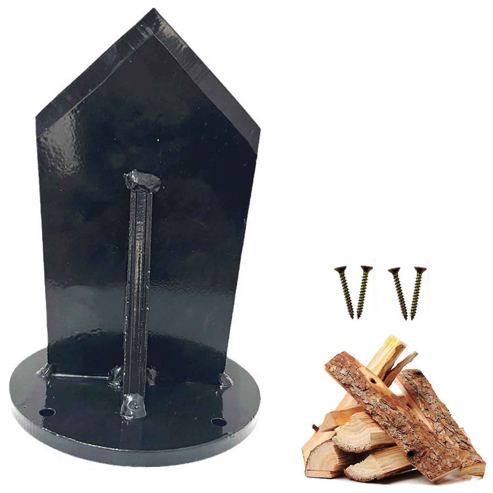 Power Tools You Need - 1set Carbon Steel Vertical Firewood Splitter,