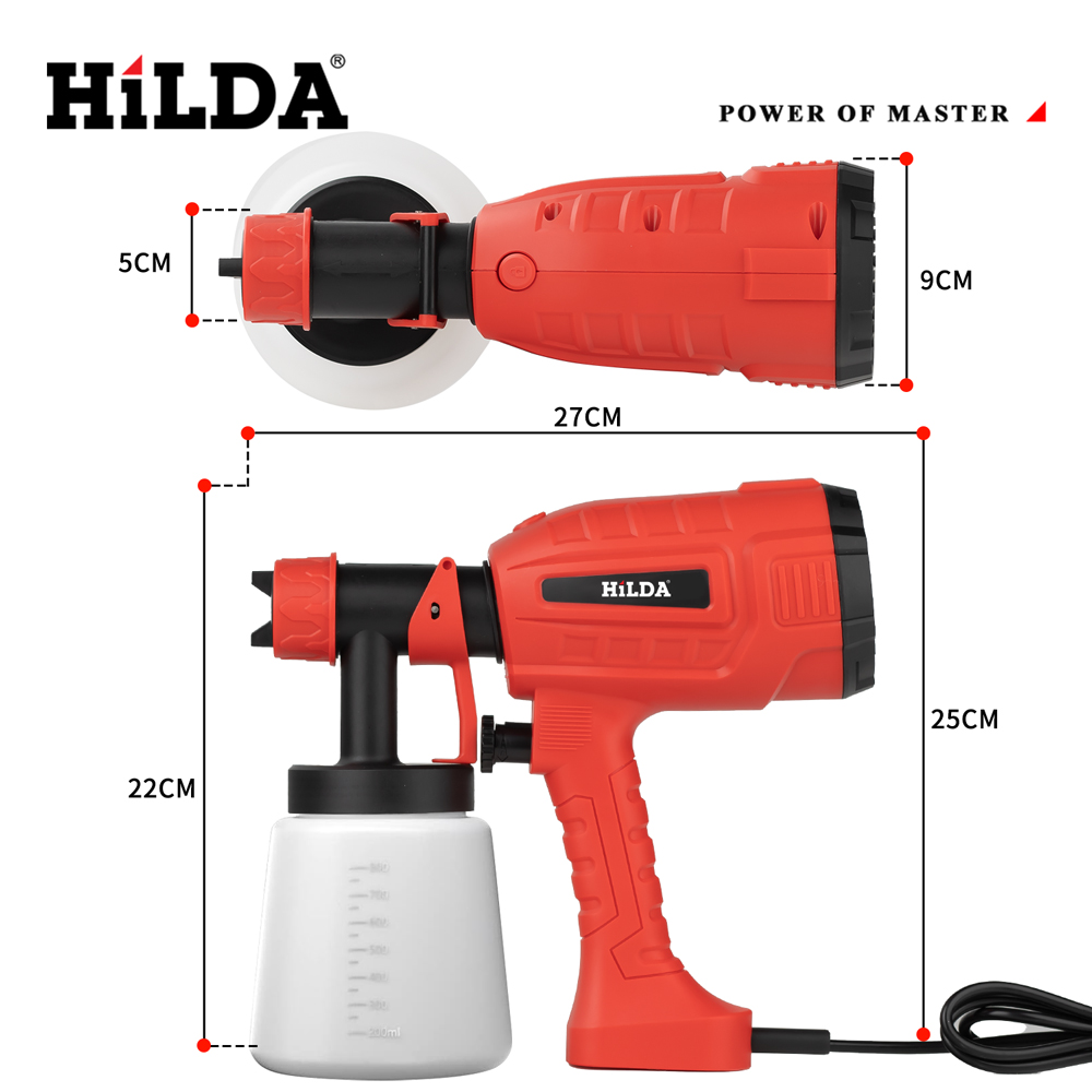 HILDA 800ML Electric Spray Gun – Power Tools Pink recenzja i cena