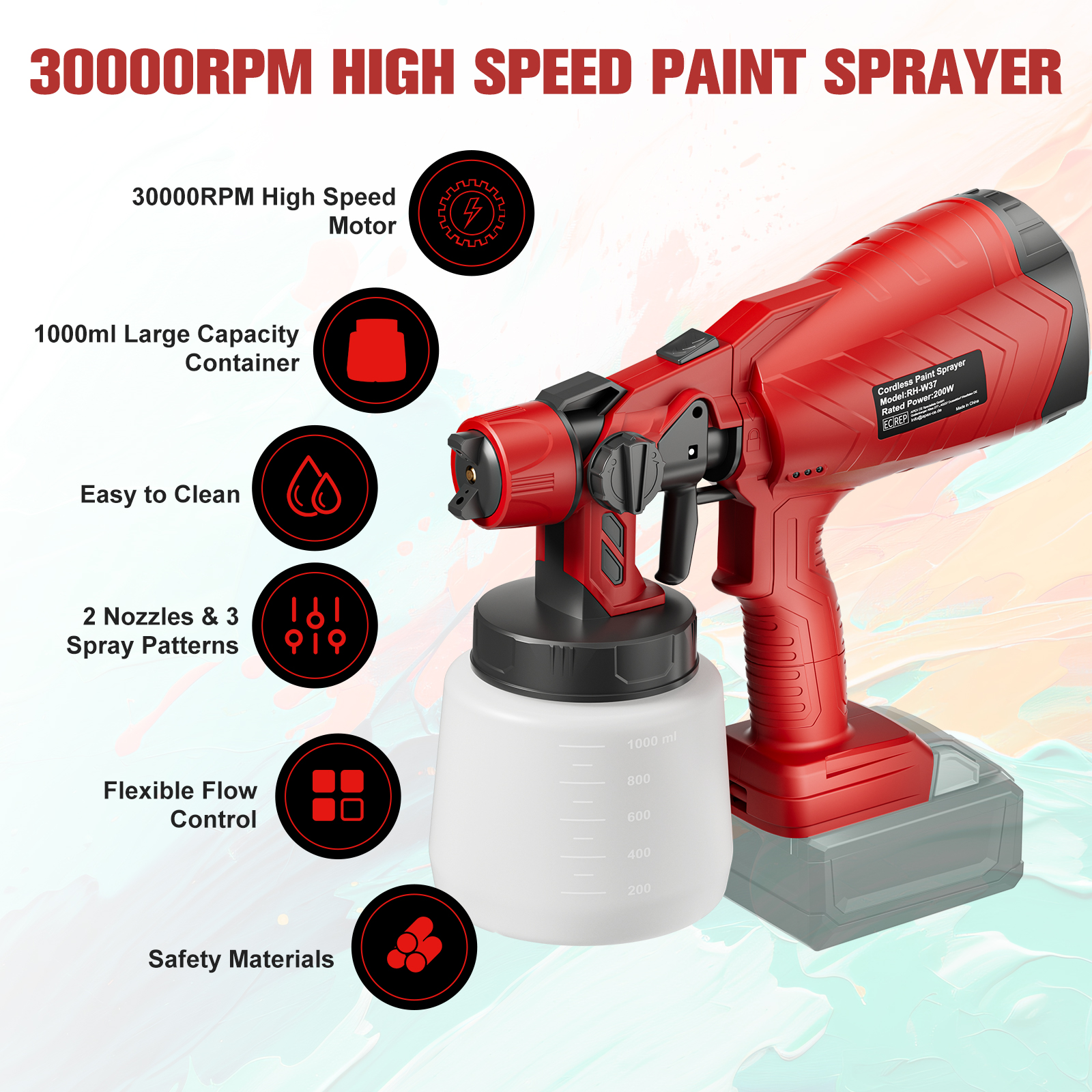 Cordless Electric Spray Gun Fo – Power Tools Windows recenzja i cena