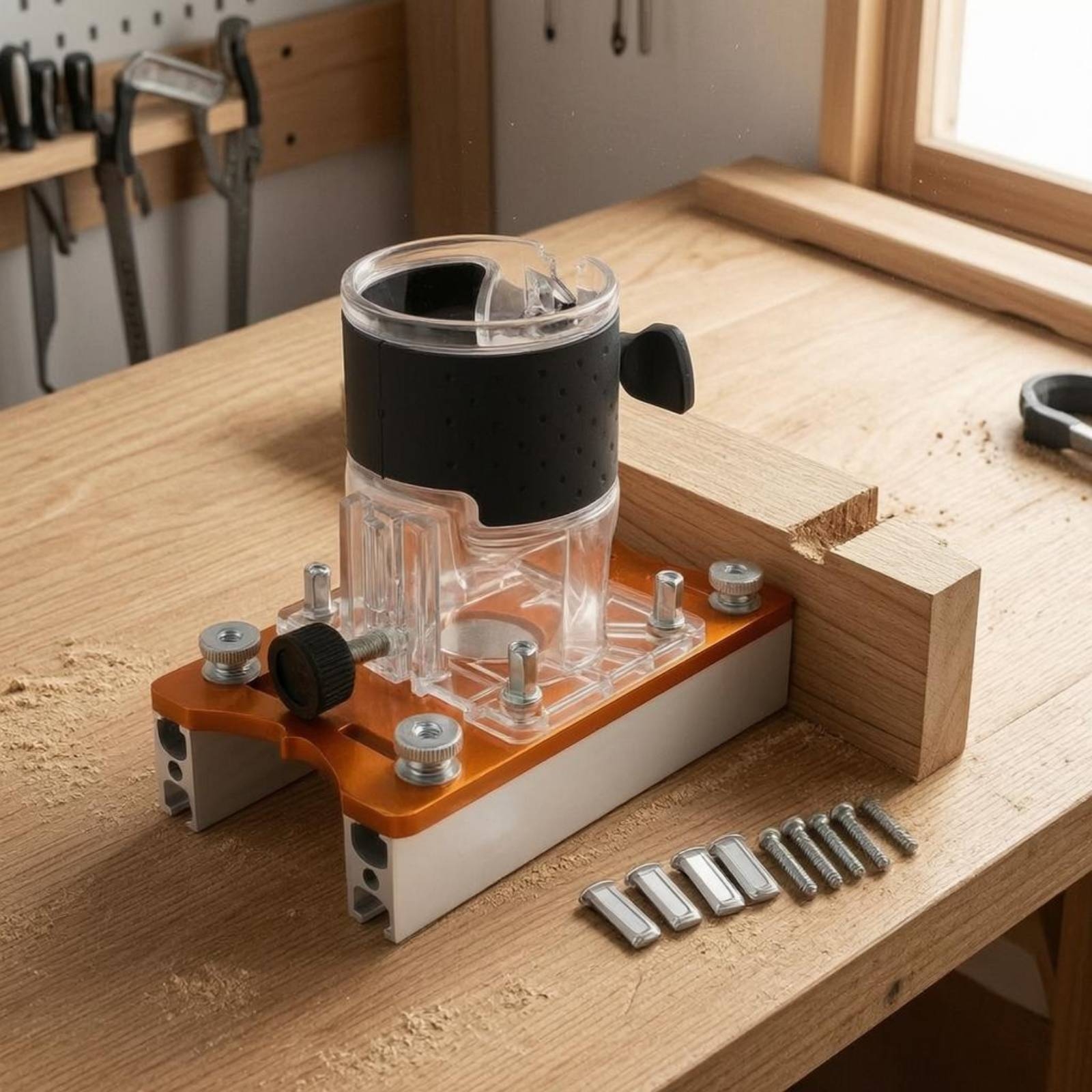Slotting Guide Bracket Transpa – Power Tools Router recenzja i cena