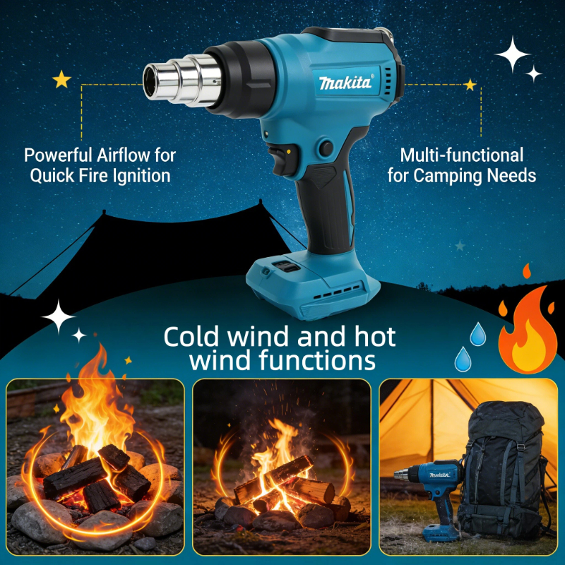 Makita 18V Heat Gun 550°C, Var – Heat Gun Variable recenzja i cena