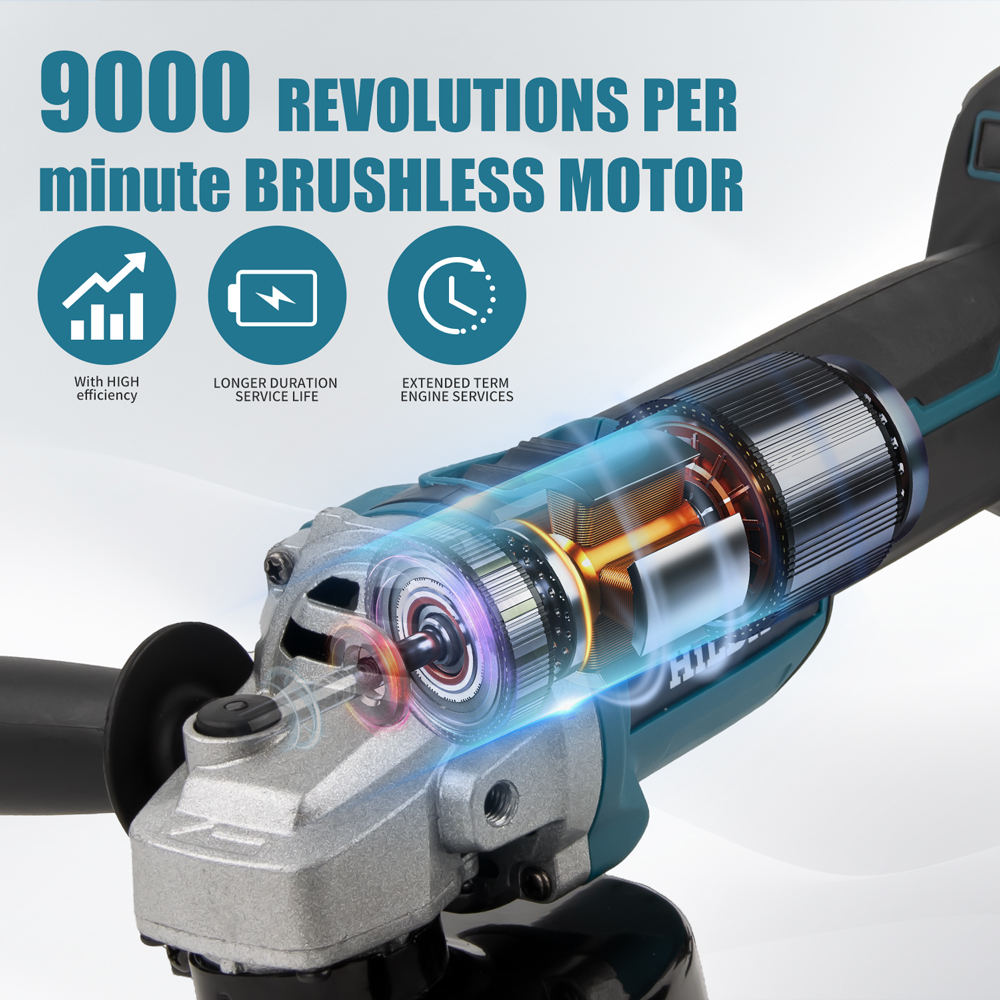 HILDA 21V Brushless Angle Grin – Power Tools Pink recenzja i cena