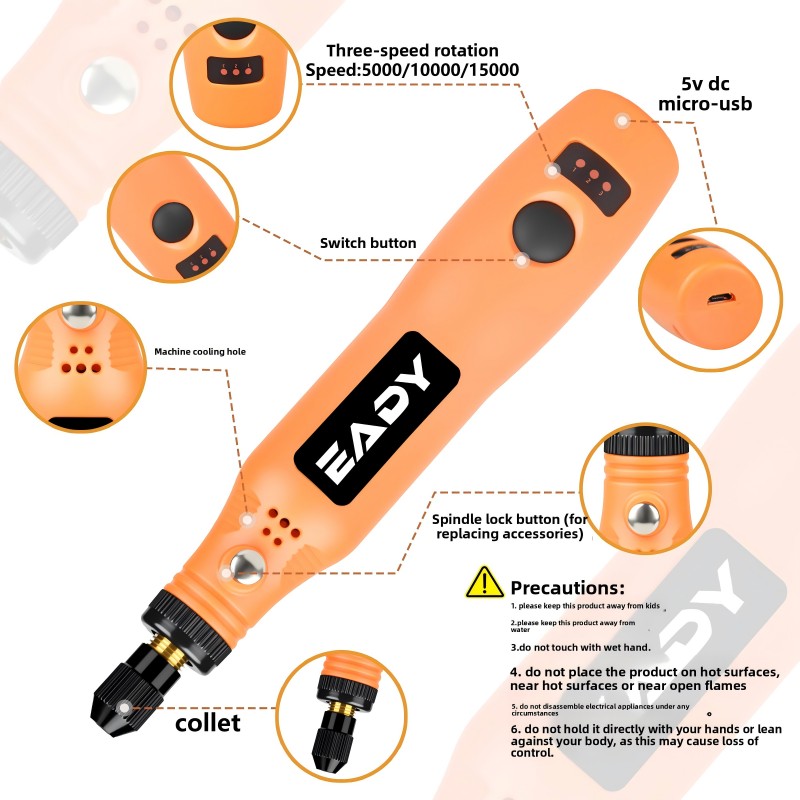 USB Cordless Rotary Tool Kit – – Power Tools Usa recenzja i cena