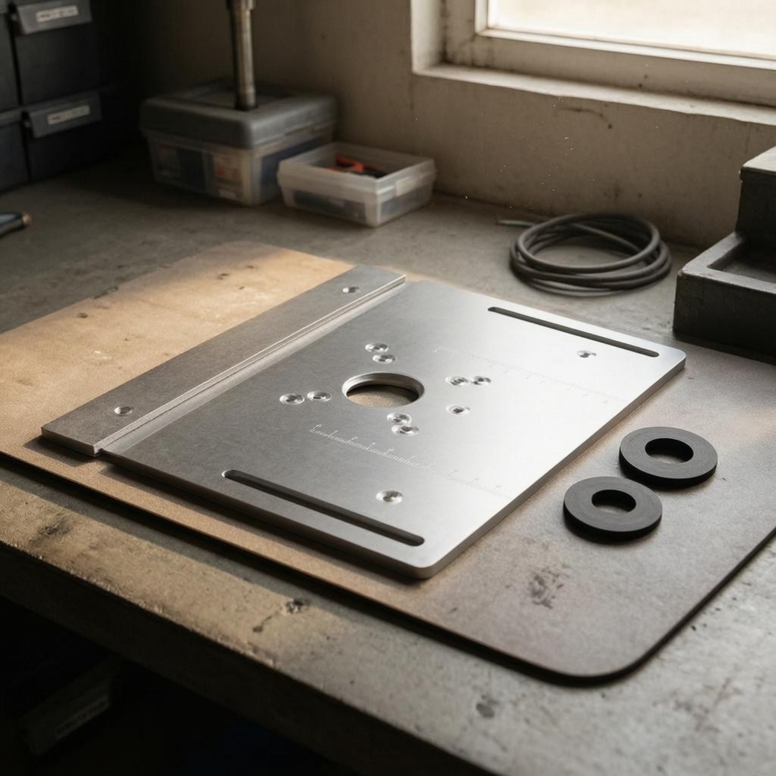 Router Plate with Insert Rings – Power Tools Router recenzja i cena