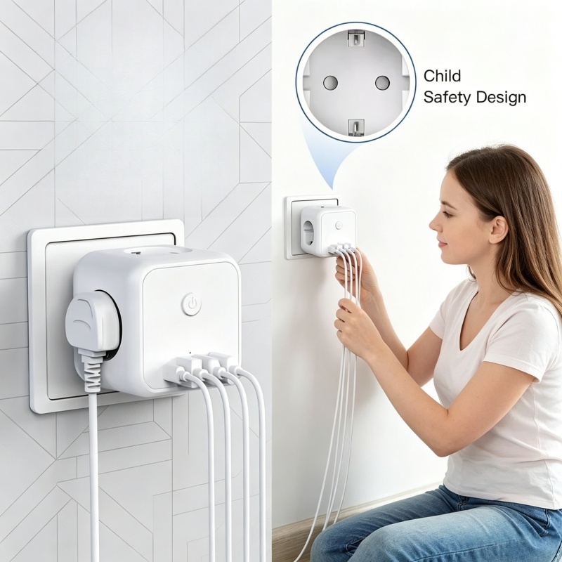 Space-Saving EU Cube Power Str – Power Tools You Need recenzja i cena