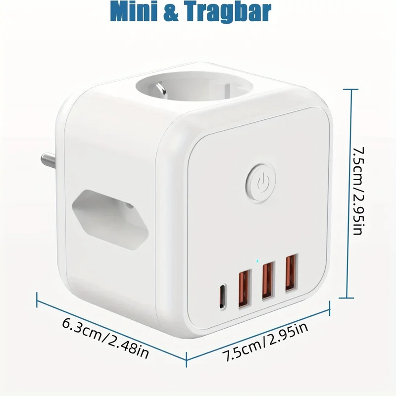 Space-Saving EU Cube Power Str – Power Tools You Need recenzja i cena
