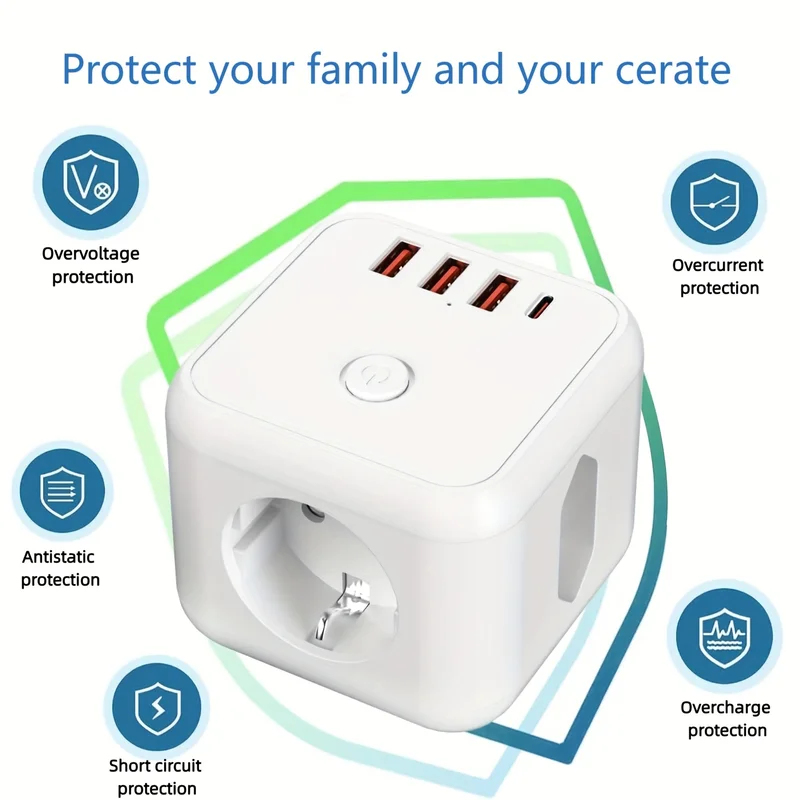 Space-Saving EU Cube Power Str – Power Tools You Need recenzja i cena