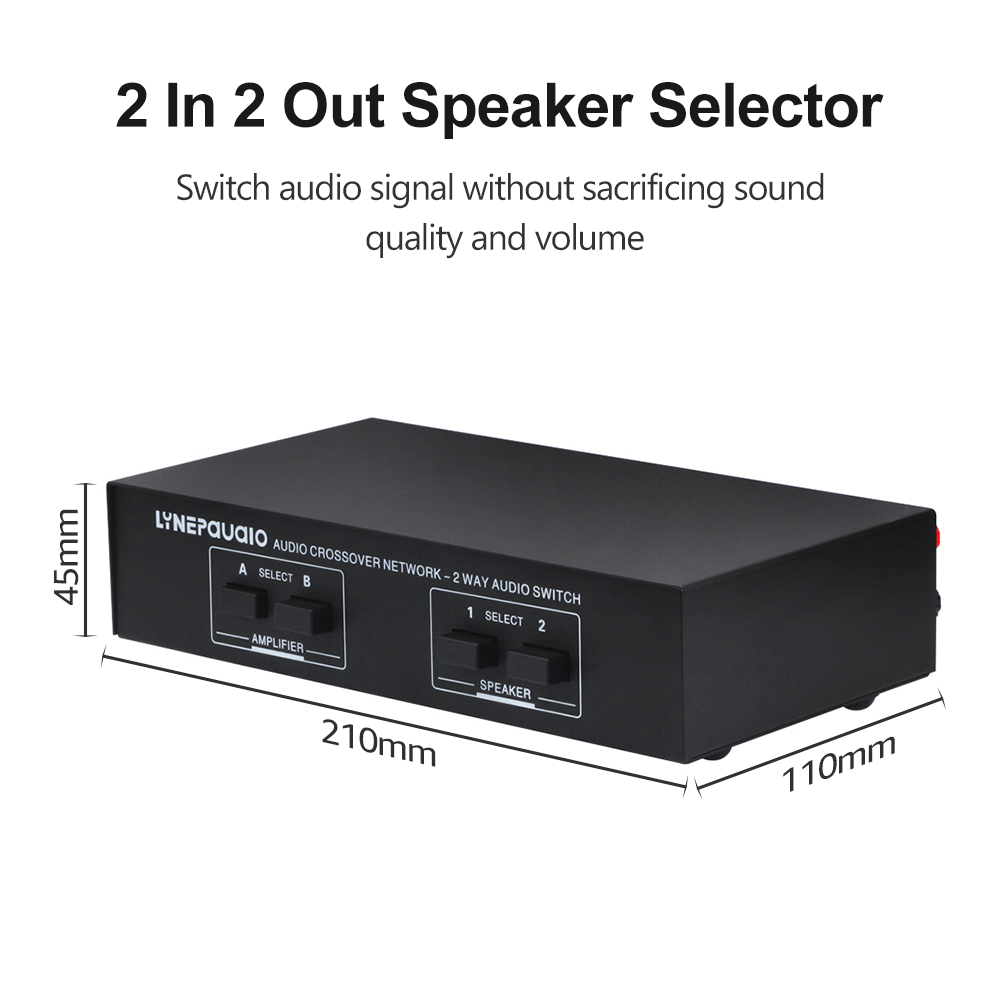 2 In 2 Out Speaker Selector Sw – Power Tools Distributor recenzja i cena