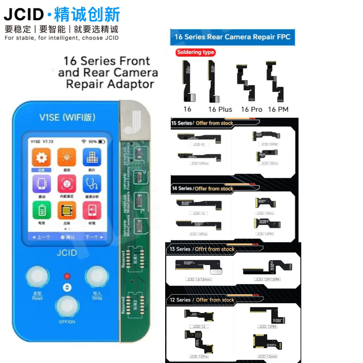 JCID Rear Camera Repair FPC Fl – Power Tools Green recenzja i cena