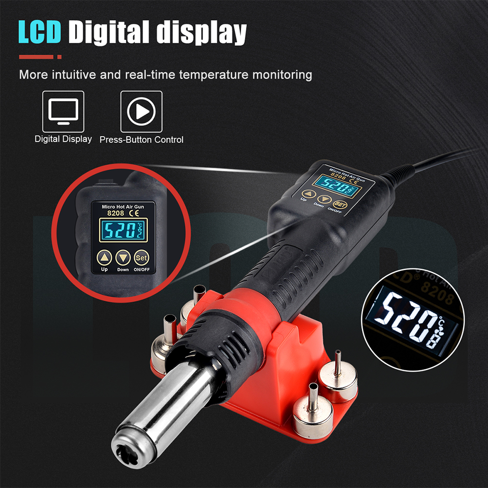 JCD 750W Micro Heat Gun Rework – Heat Gun Variable recenzja i cena