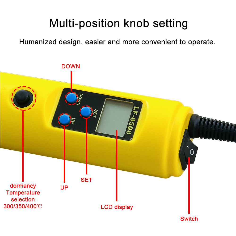 LCD Digital Heat Hot Air Gun D – Heat Gun Variable recenzja i cena