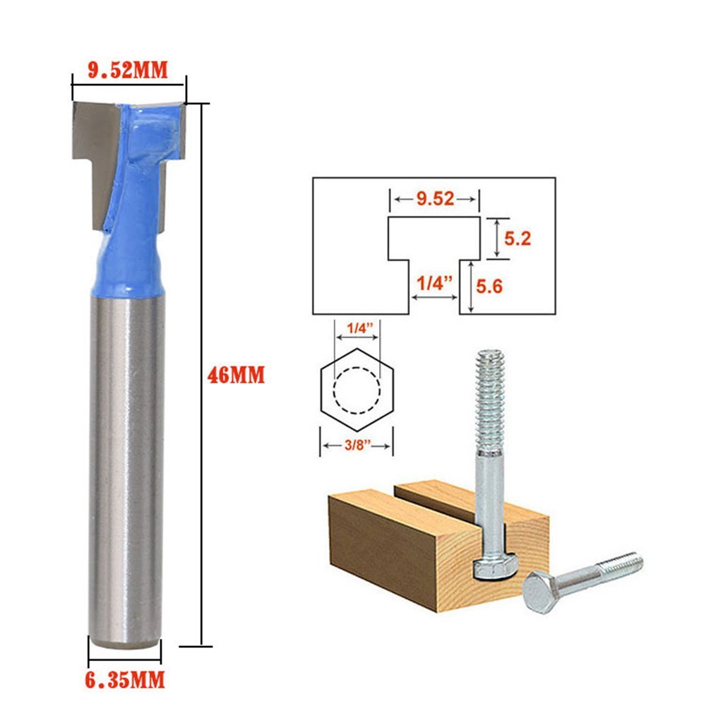 A11I 1/4 inch Shank T-Slot Cut – Power Tools Router recenzja i cena