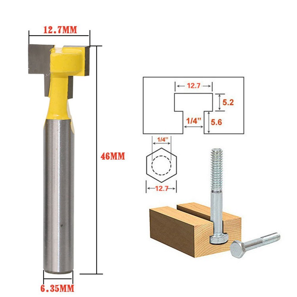 A11I 1/4 inch Shank T-Slot Cut – Power Tools Router recenzja i cena