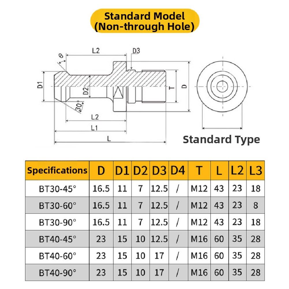 For Milling Machines BT30 Pull – Power Tools Drawing recenzja i cena