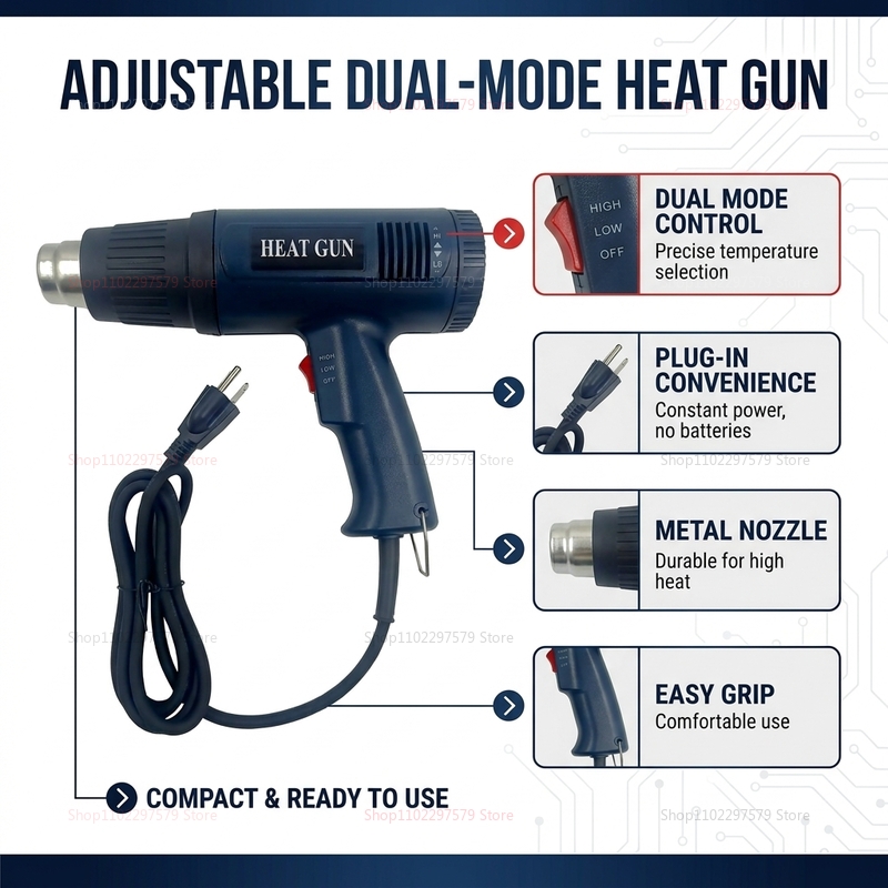 New Hot air Gun 2500W Variable – Heat Gun Variable recenzja i cena