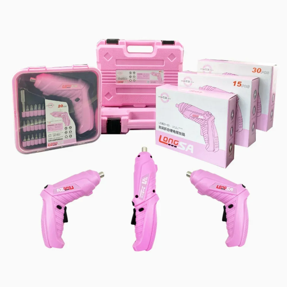 New Full Pink Electric Screwdr – Power Tools Pink recenzja i cena