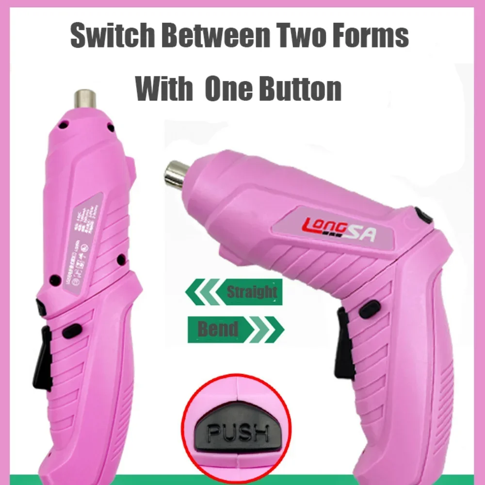 New Full Pink Electric Screwdr – Power Tools Pink recenzja i cena