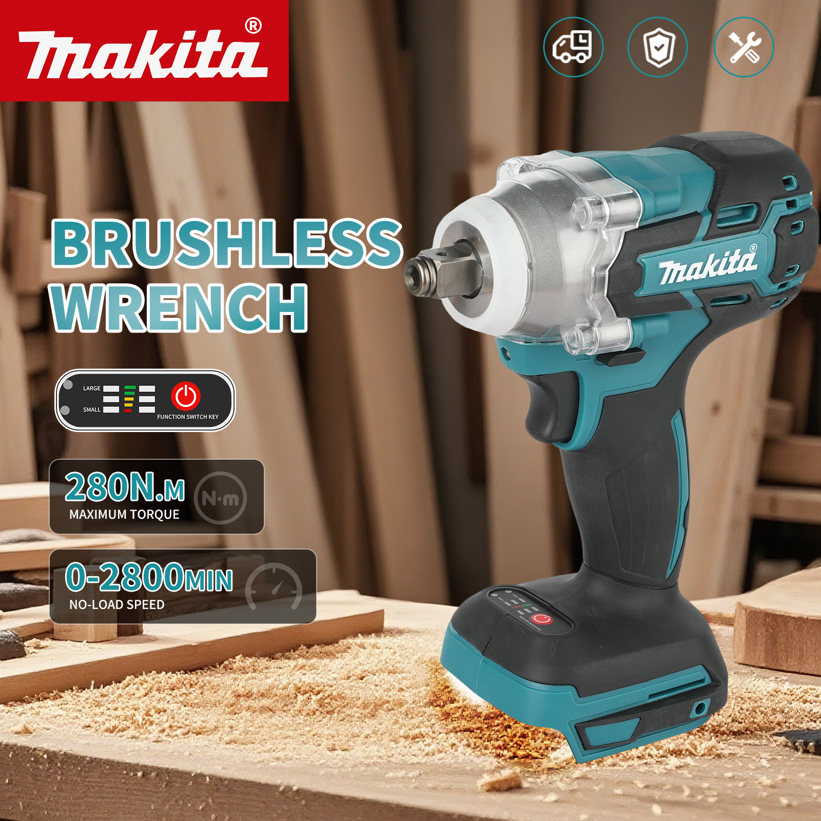 Makita DTW285 Low-Vibration Br – Power Tools Lowes recenzja i cena