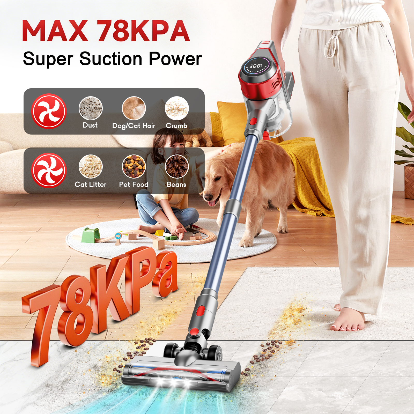 Honki Cordless Vacuum Cleaner  – Power Tools Vacuum recenzja i cena