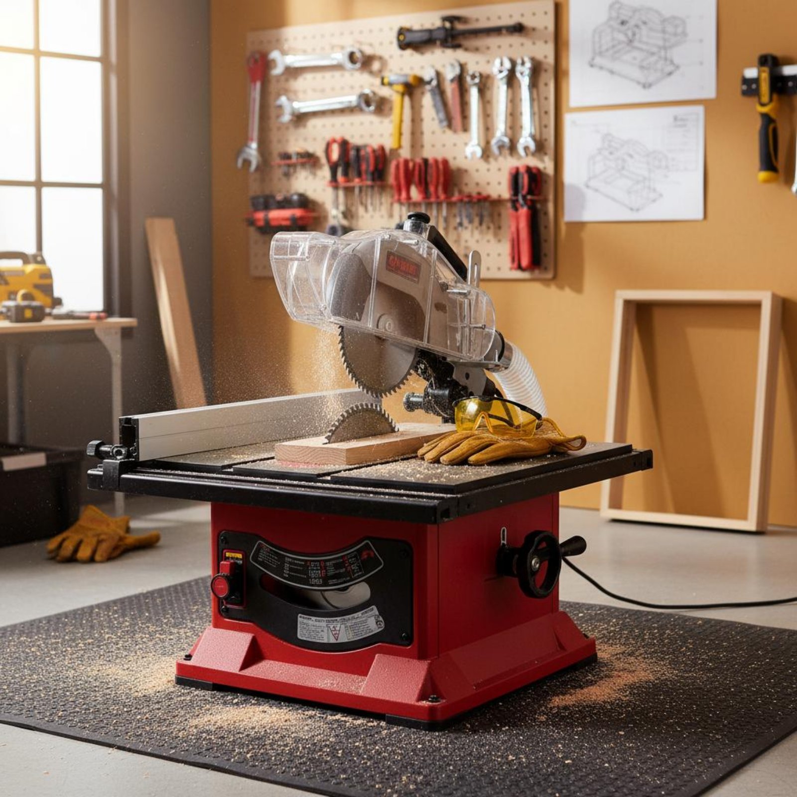 Table Saw Dust Guard Transpare – Power Tools Vacuum recenzja i cena