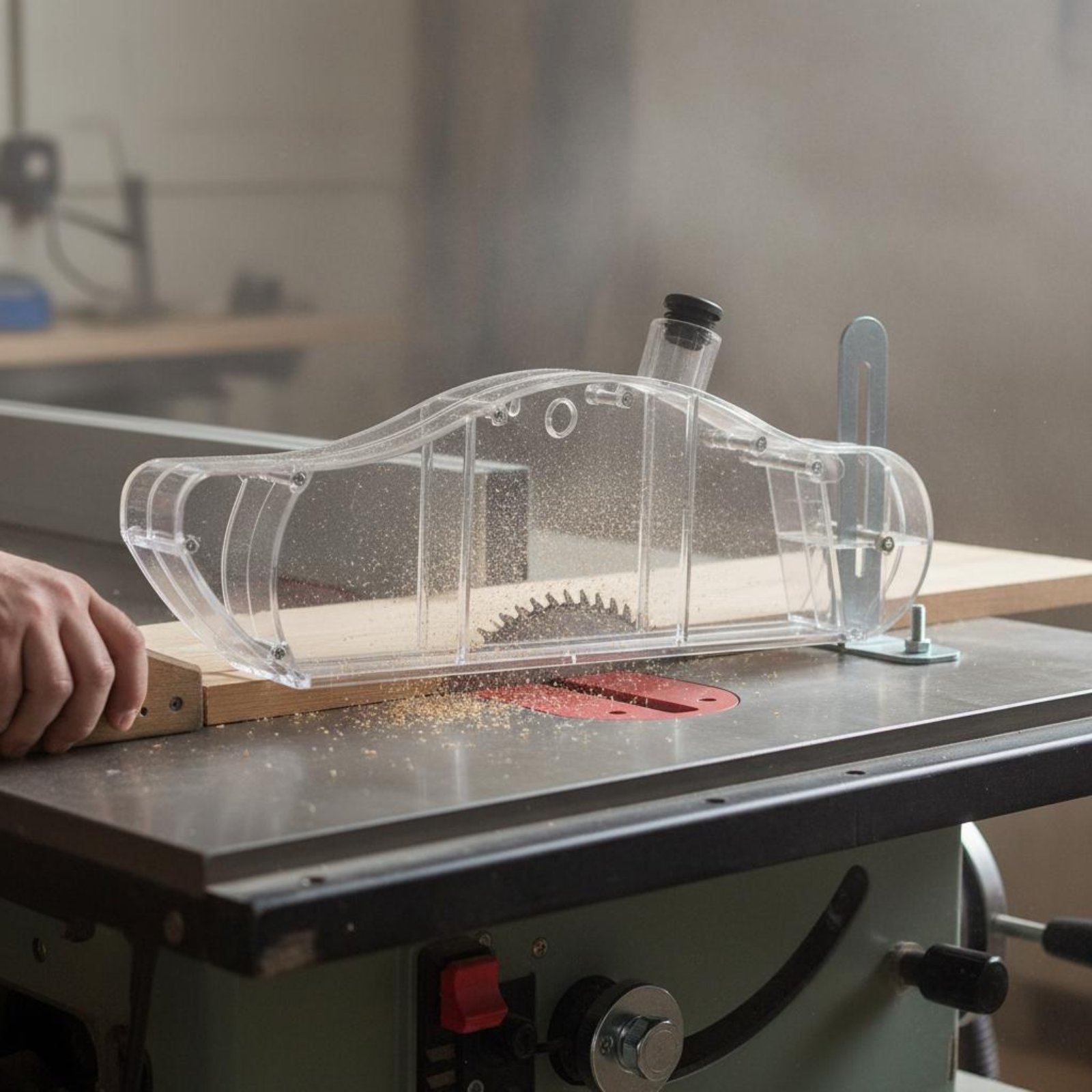 Table Saw Dust Guard Transpare – Power Tools Vacuum recenzja i cena
