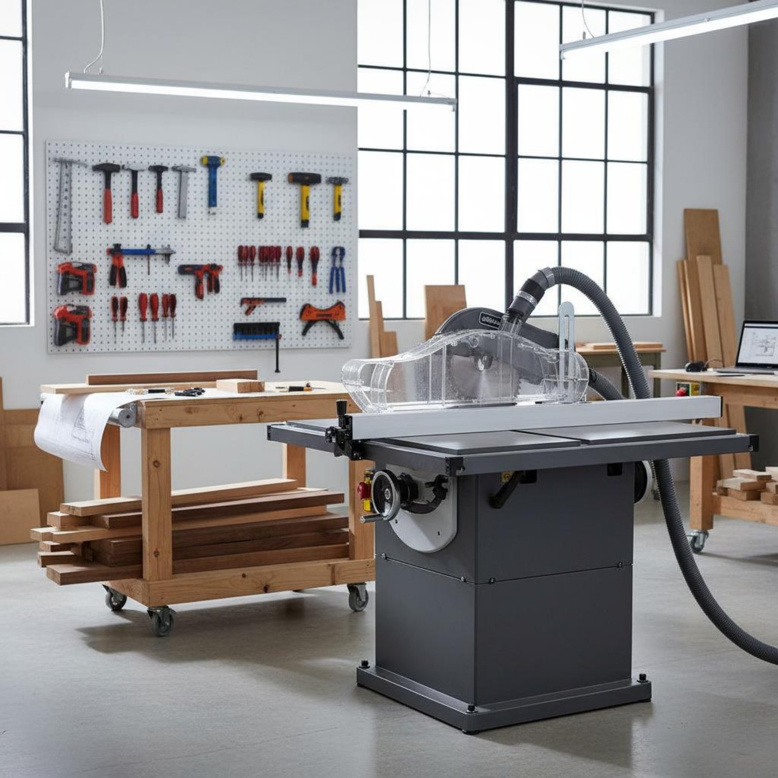 Table Saw Dust Guard Transpare – Power Tools Vacuum recenzja i cena