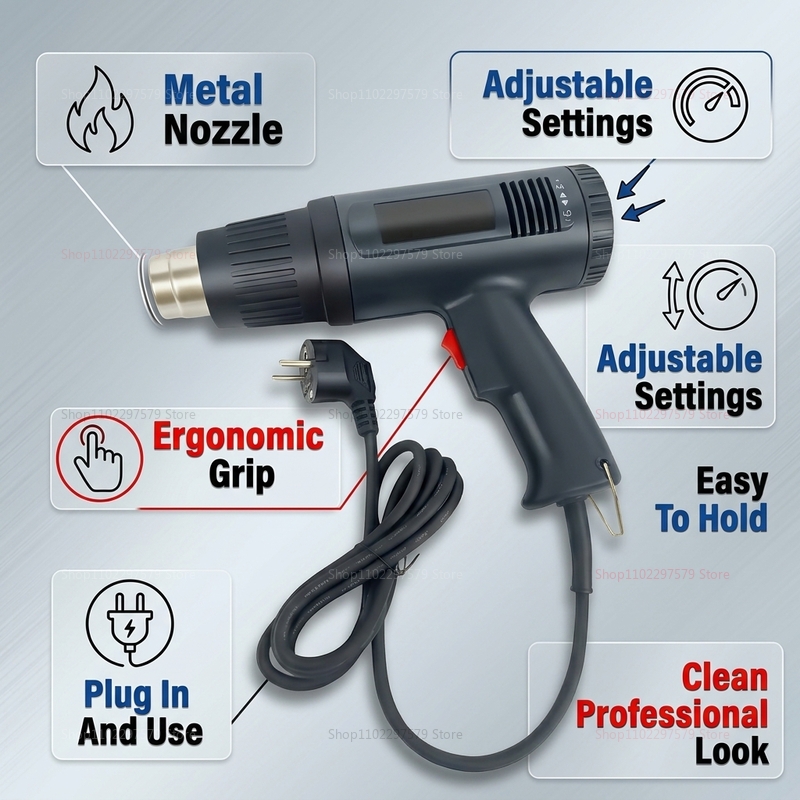 new hot air gun 2500W variable – Heat Gun Variable recenzja i cena