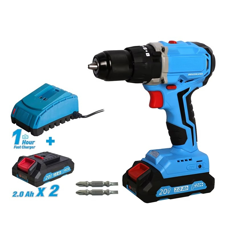 20v Cordless Brushless Drill P – Power Tools Kit Set recenzja i cena