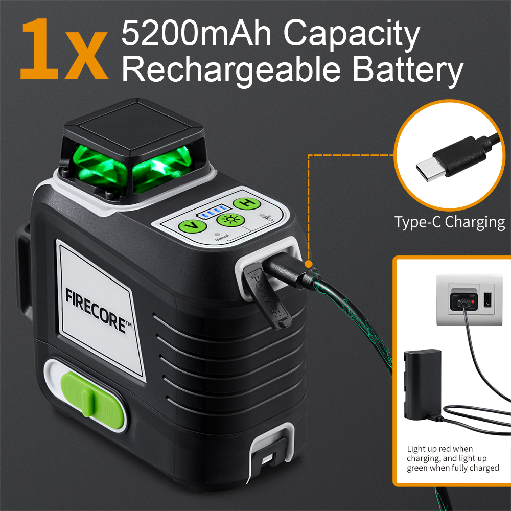 FIRECORE 360 Laser Level 12 Li – Power Tools Green recenzja i cena