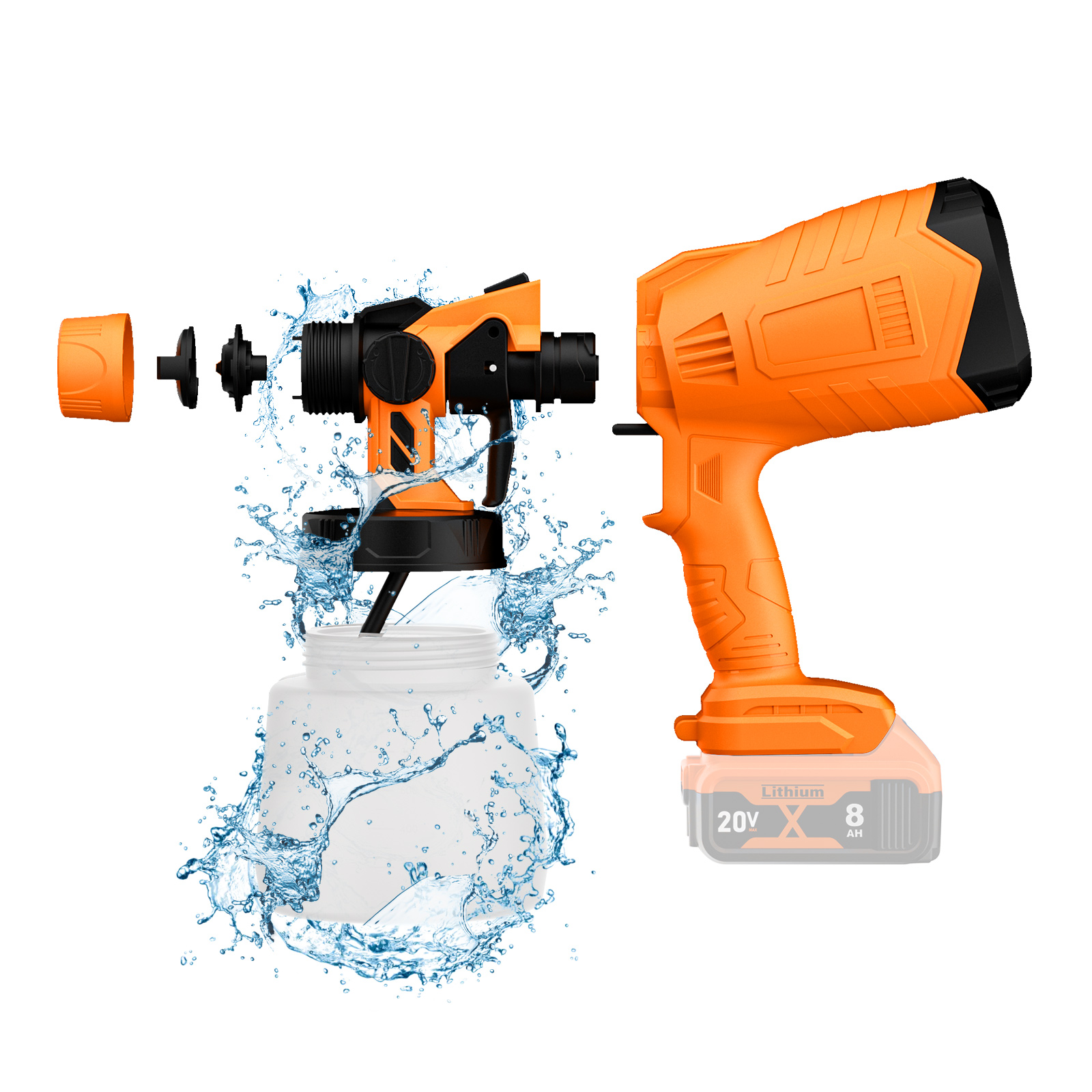 1000ML Electric Spray Gun For  – Power Tools Windows recenzja i cena